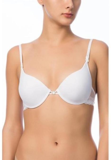 Sutien NBB cu Push-Up, Culoare Alb ,Engros